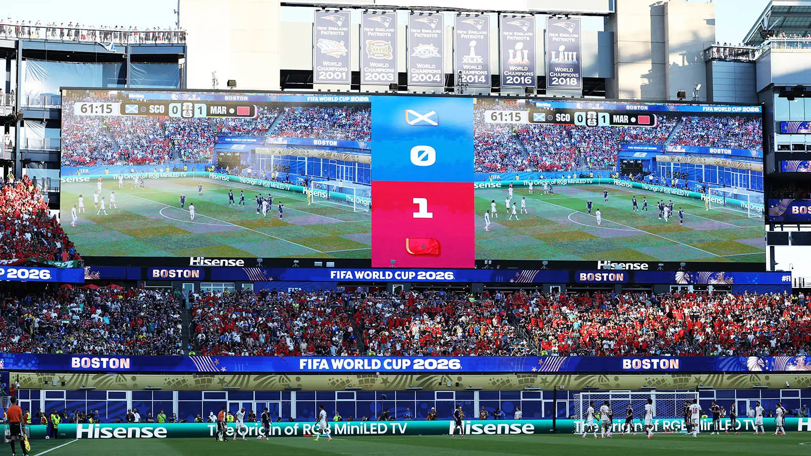 The Philadelphia Stadium hosted Scotland's 1-0 defeat against Morocco on Friday (Image: Getty)