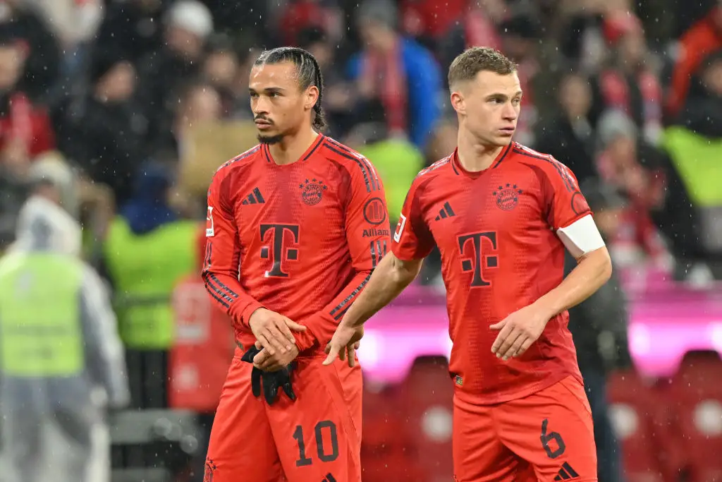 Leroy Sane and Joshua Kimmich could be set to leave Bayern Munich this year. (Image: Getty)