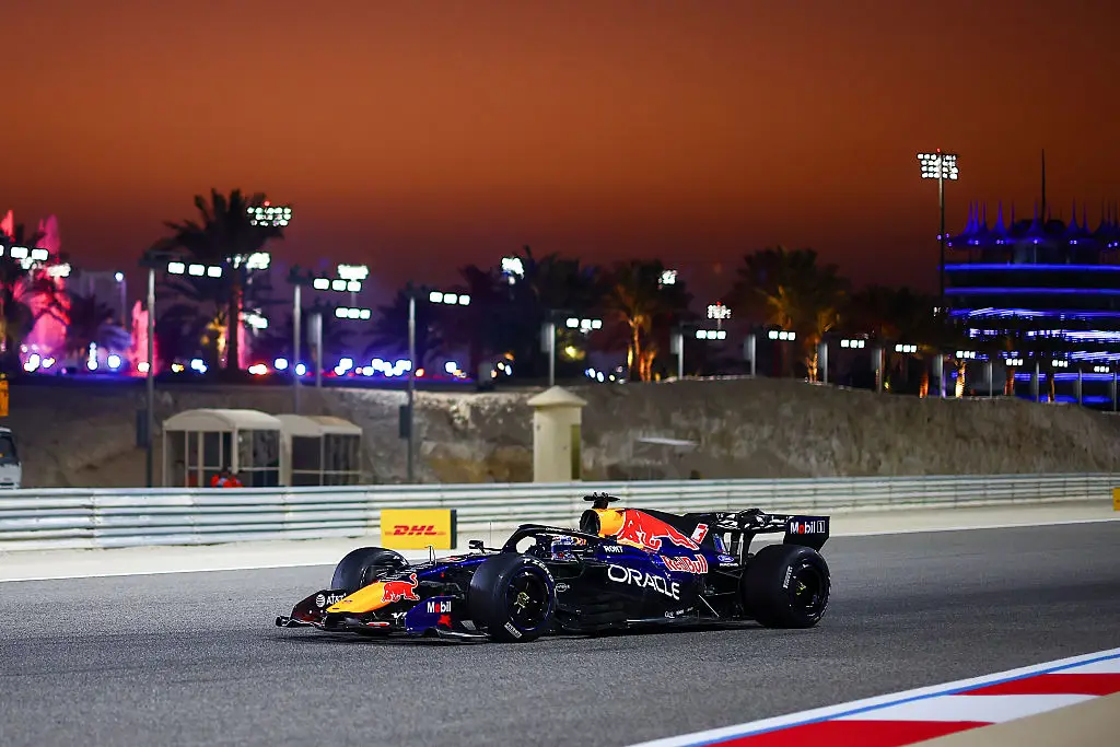 Max Verstappen in Bahrain testing (Credit:Getty)