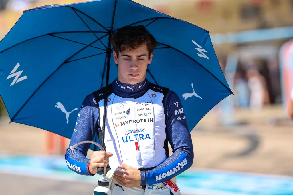 Williams driver Franco Colapinto pictured -