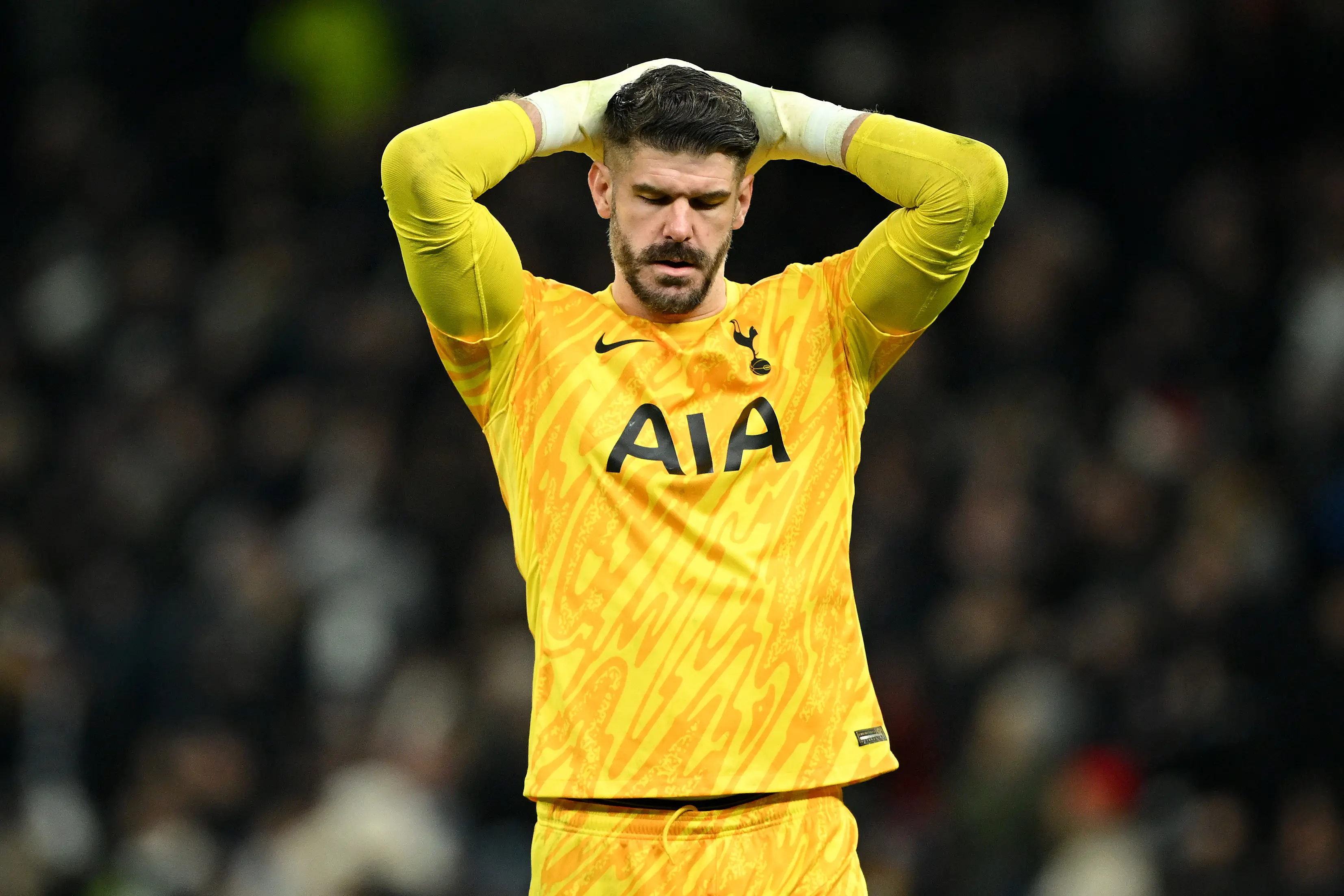 Fraser Forster leaves Tottenham following the conclusion of his contract. Image: Getty