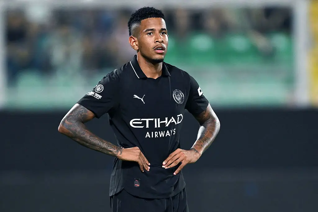 Savinho in action for Man City (Credit:Getty)