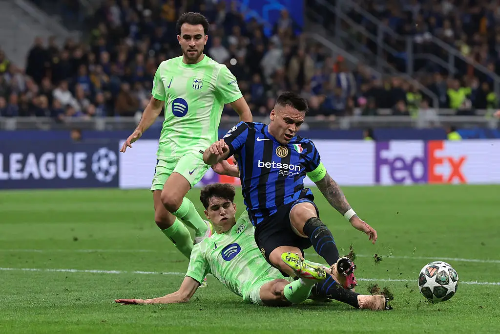 Szymon Marciniak controversially awarded a penalty to Inter Milan early in the second leg. (Image: Getty)