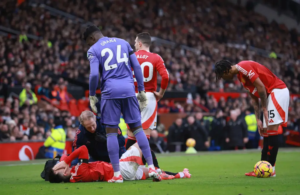 Martinez suffered the injury against Crystal Palace (Image: Getty)