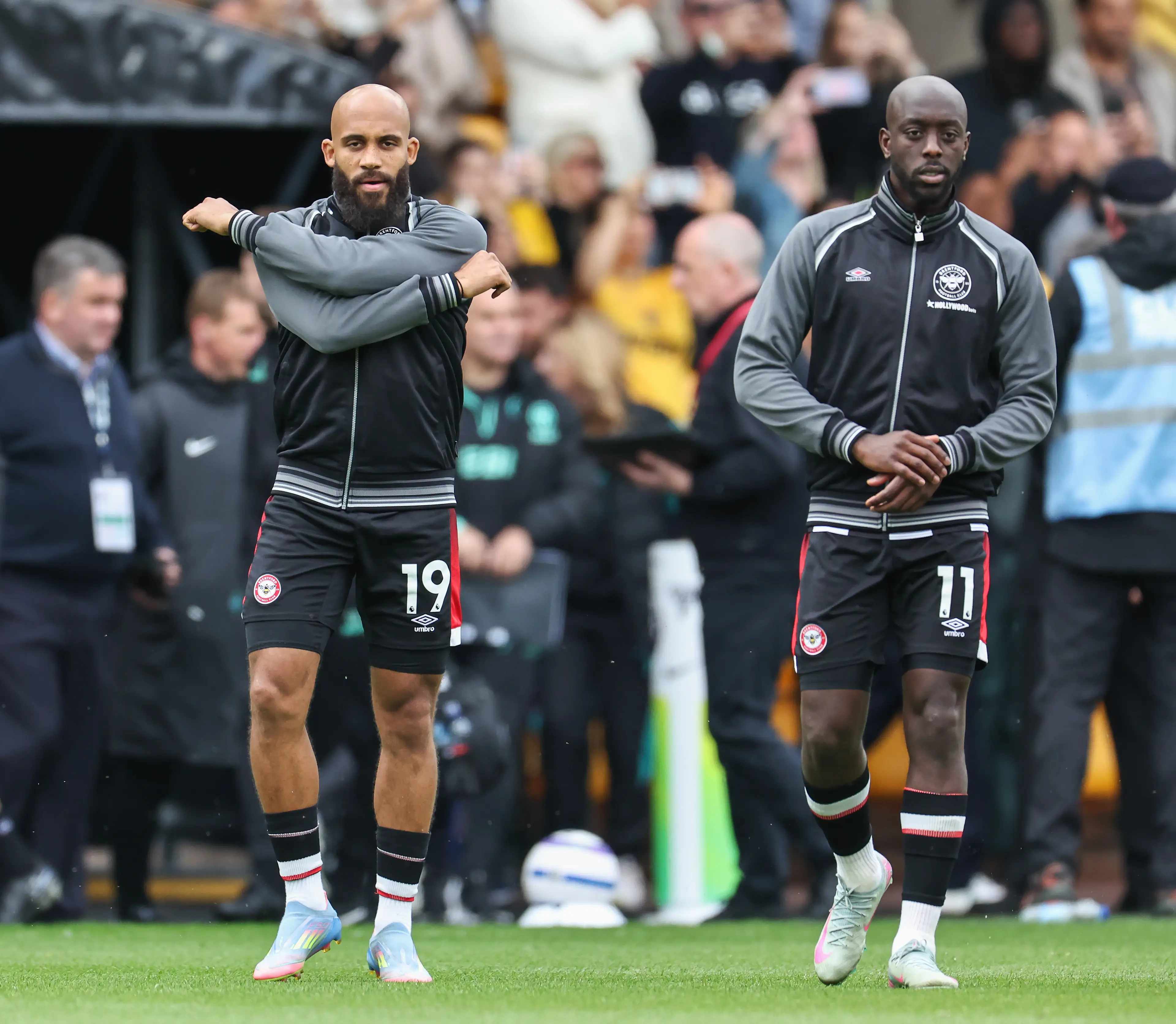 Wissa wants to join Mbuemo in leaving Brentford. Image: Getty