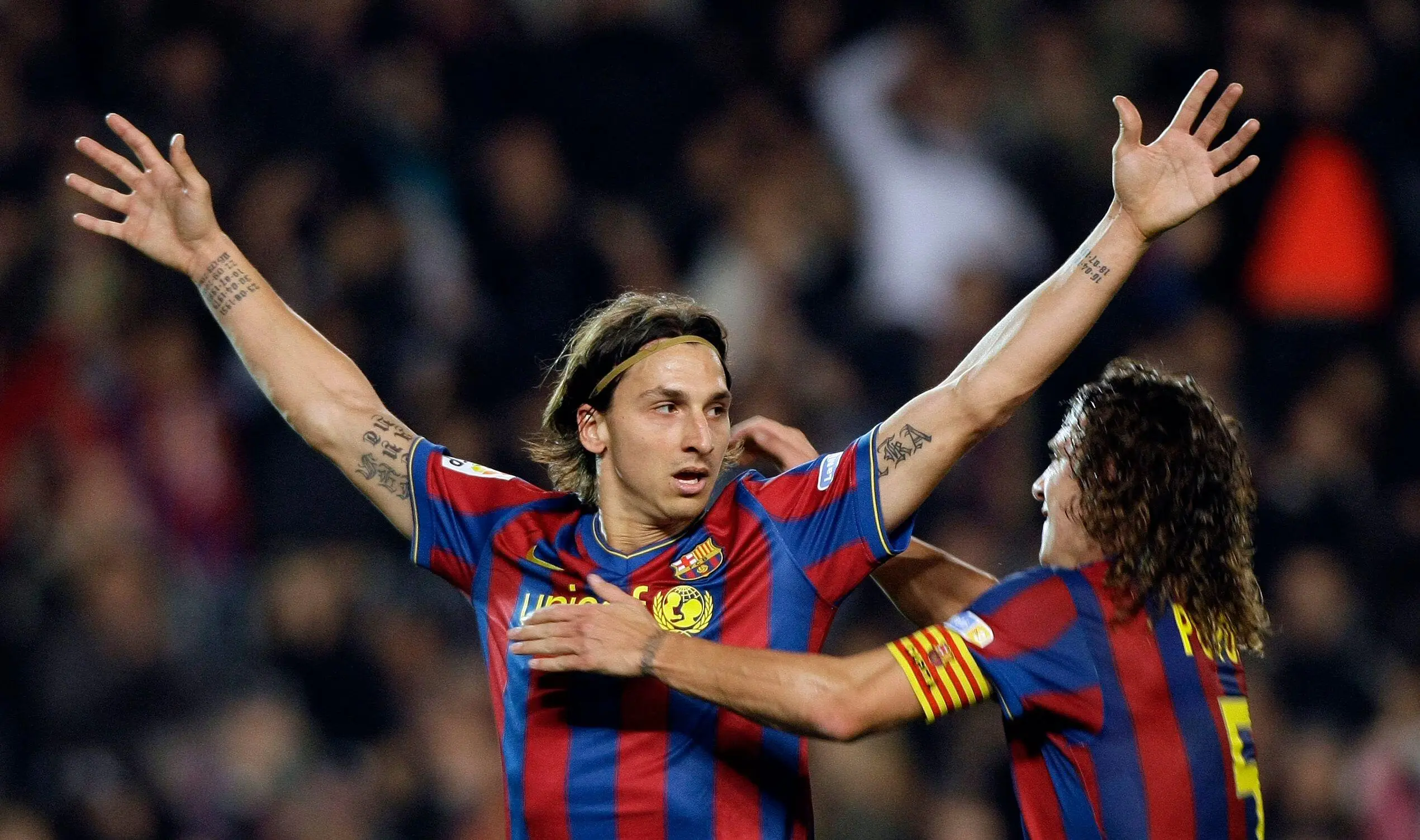 Ibrahimovic during his time at Barcelona. (Image