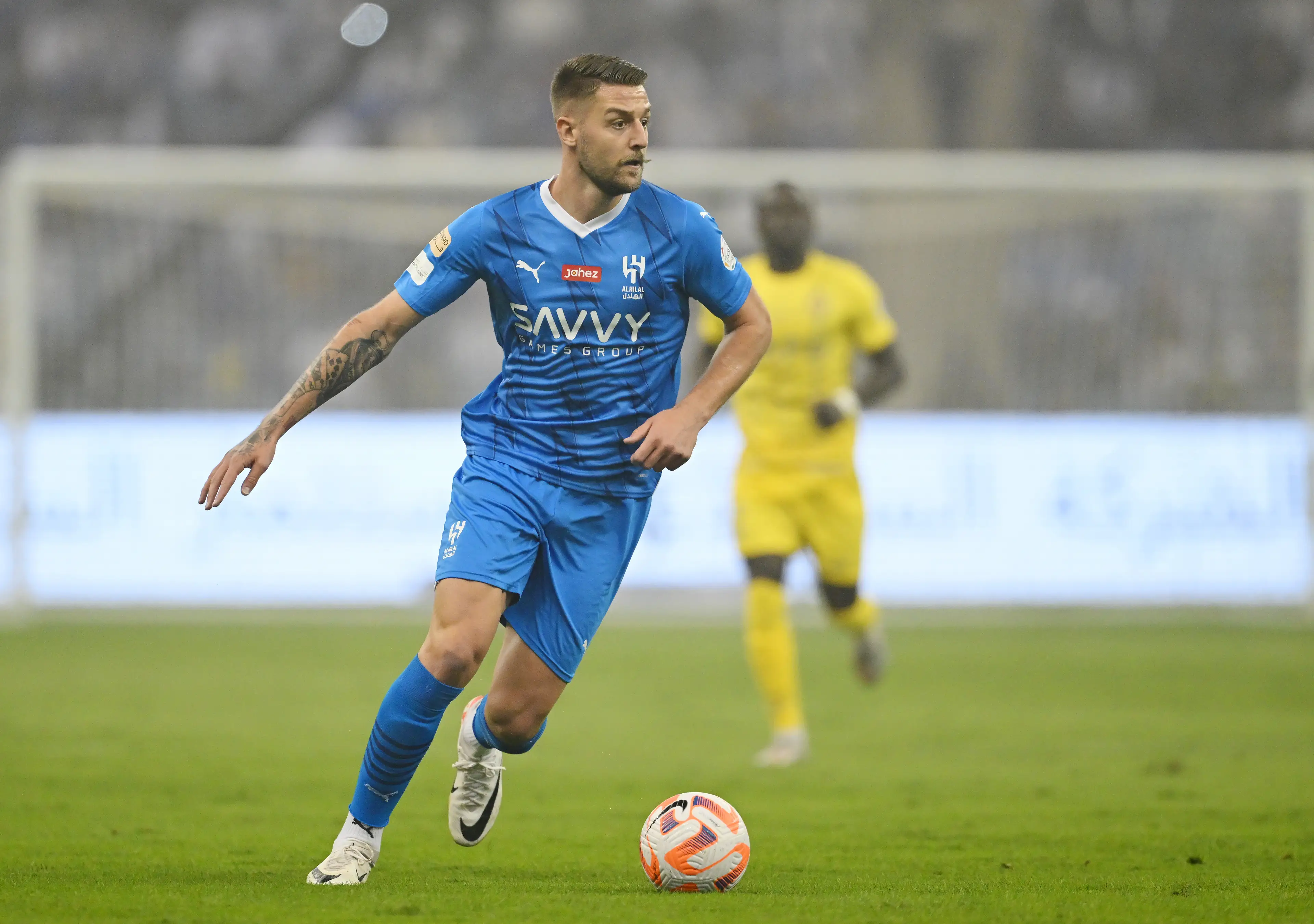 Sergej Milinković-Savic in action for Al Hilal. Image: Getty 