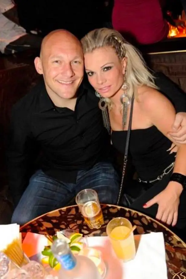 Thomas Gravesen alongside girlfriend Kamilla Persse. (