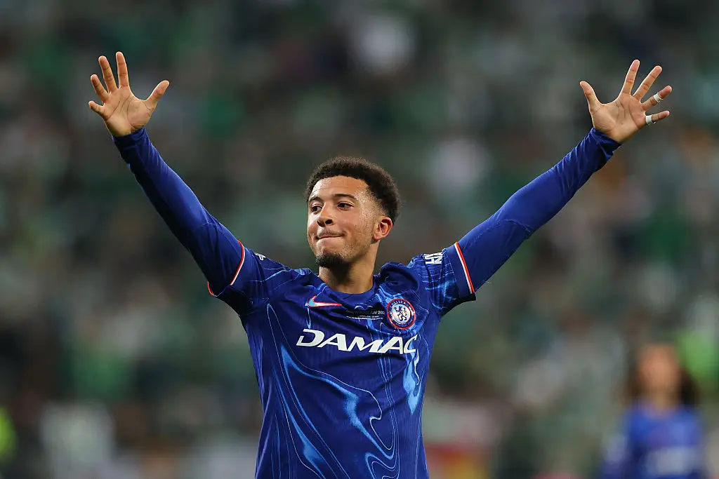 Jadon Sancho spent last season on loan at Chelsea (Credit:Getty)