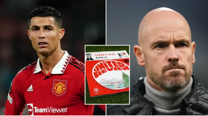 Man United's farewell message to Cristiano Ronaldo in their match-day programme said it all