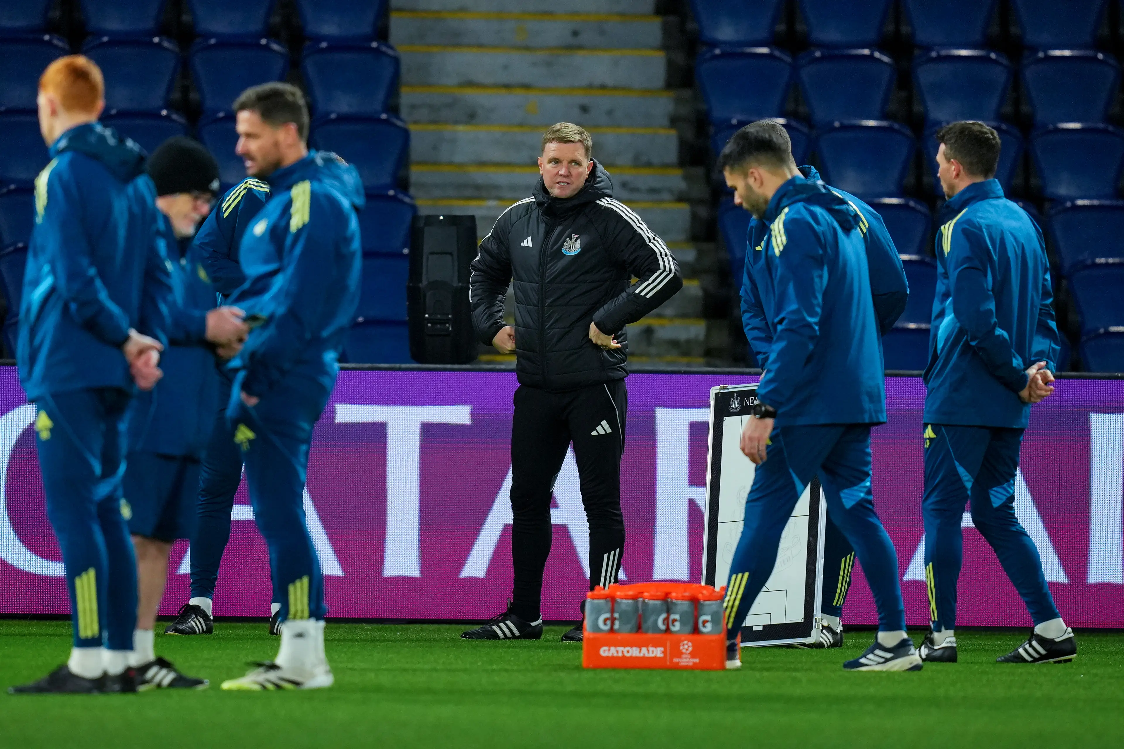 Newcastle are currently 7th in the UCL league phase table. Image credit: Getty