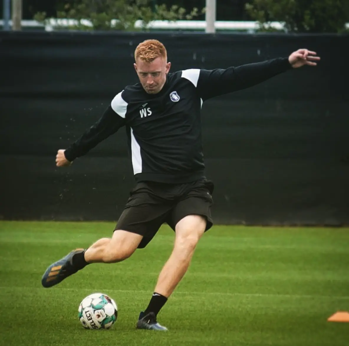 Still played in the Belgian fourth division after leaving school. Image: Instagram