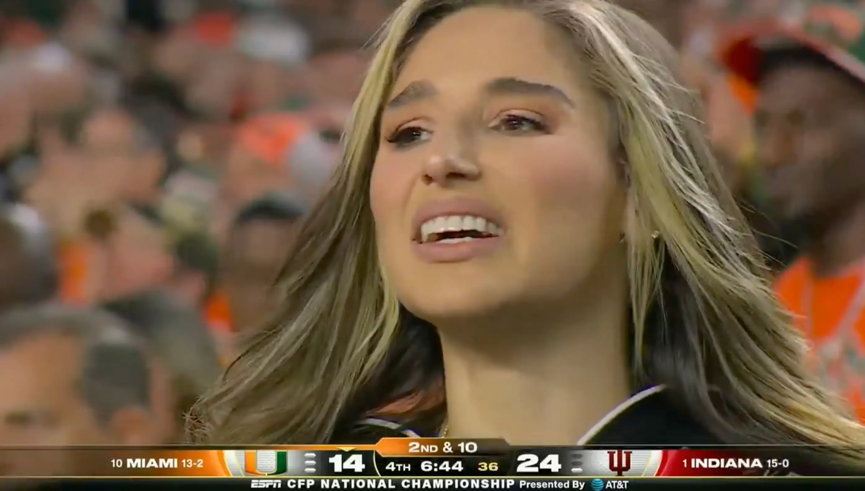 Danger was not happy with being shown on camera. Image: Getty