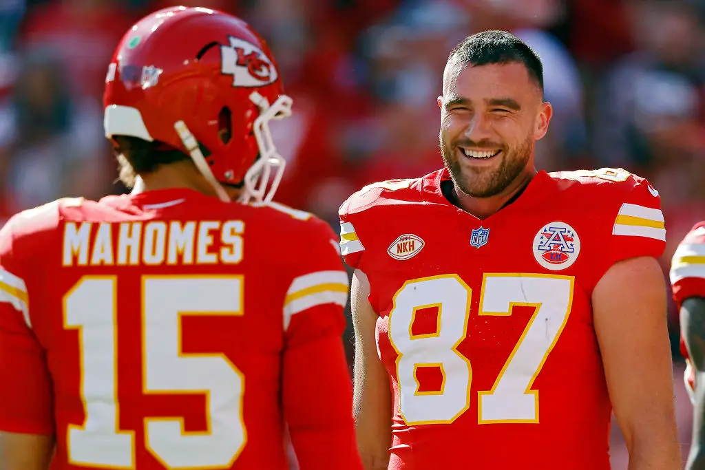 Travis Kelce and Patrick Mahomes have seen their homes burgled in recent months (Credit:Getty)