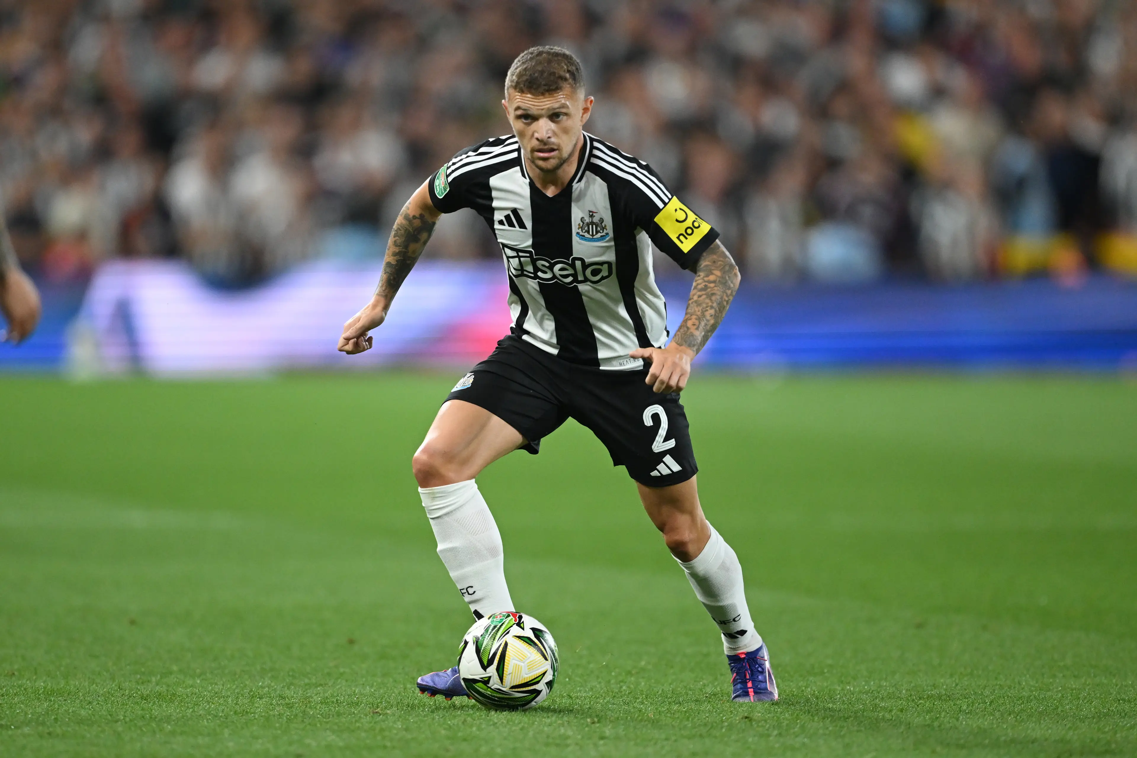 Kieran Trippier in action for Newcastle United. Image: Getty 
