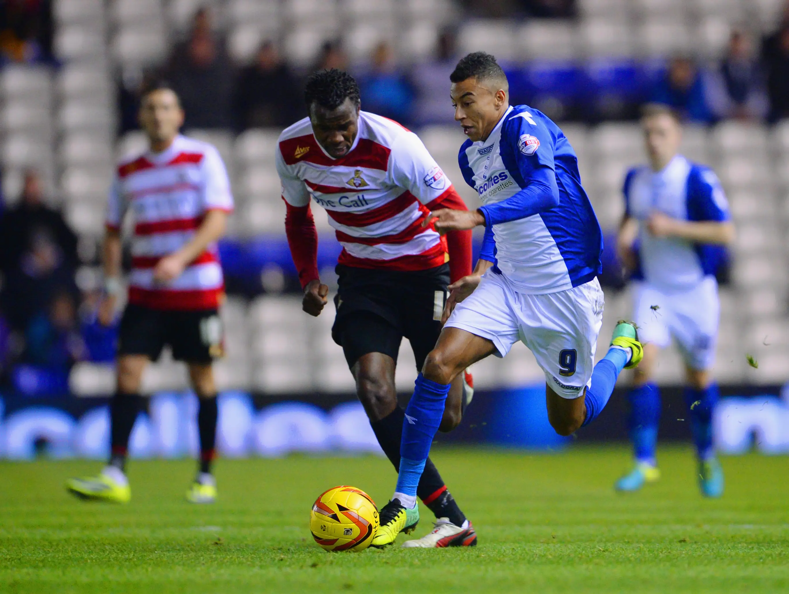 Jesse Lingard scored six goals in 13 games for Birmingham City in the Championship during a loan spell from Manchester United. Image: Getty 