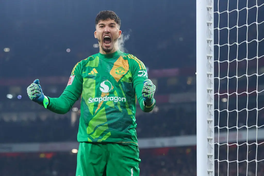Altay Bayindir was a star performer in Man Utd's FA Cup third round win over Arsenal (Image: Getty)