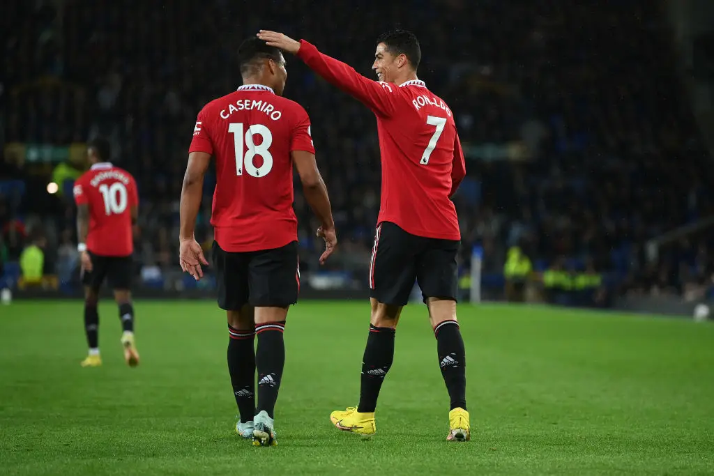 Ronaldo and Casemiro at Manchester United (Credit:Getty)