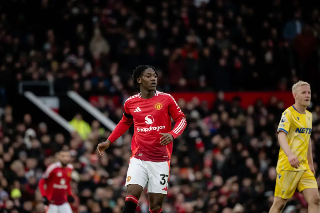 Kobbie Mainoo played in an advanced role against Crystal Palace (Credit:Getty)