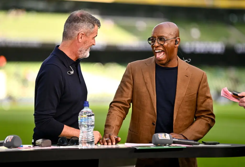 Roy Keane and Ian Wright (Image: Getty)