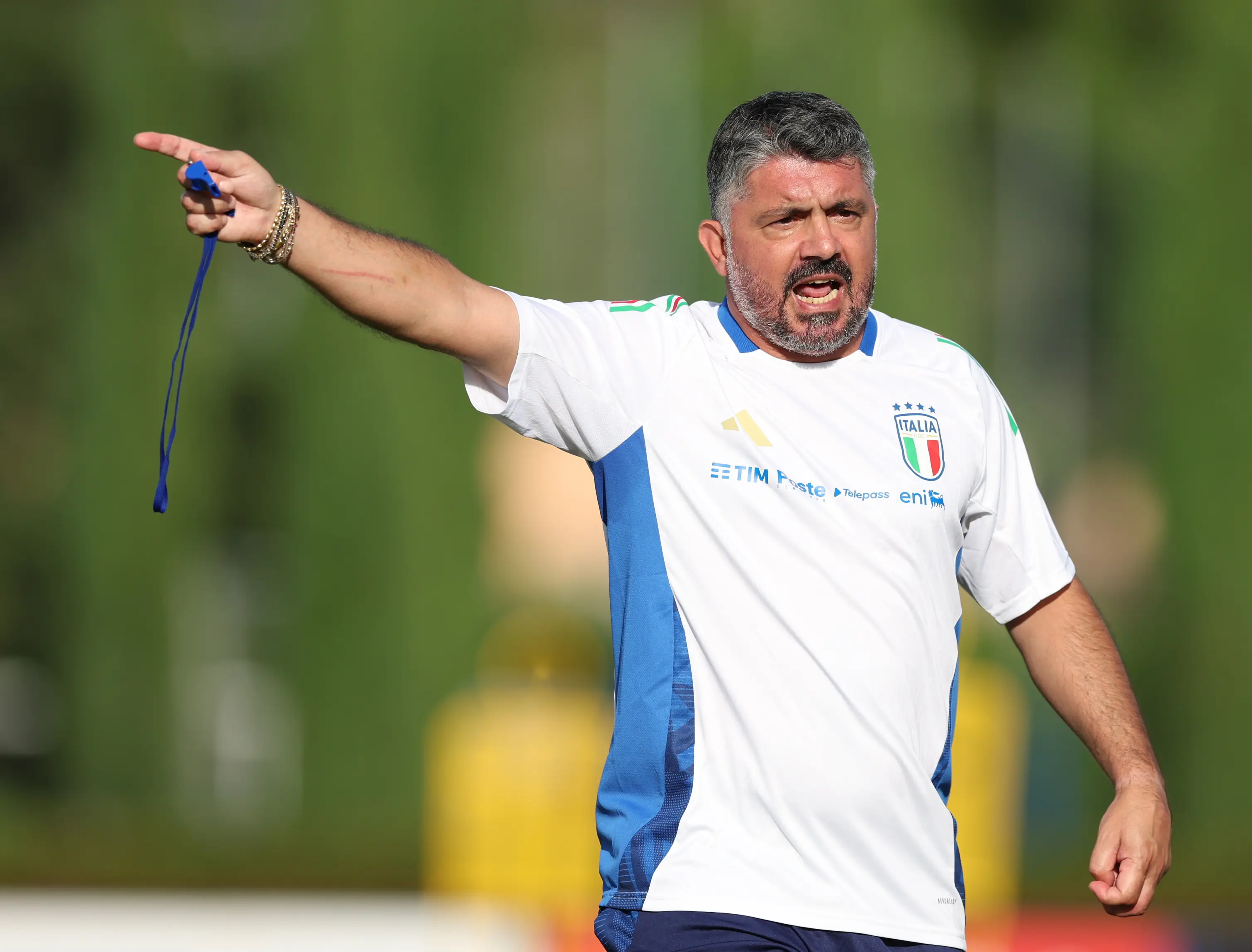 Italy head coach Gennaro Gattuso. Image: Claudio Villa - FIGC / Contributor via Getty