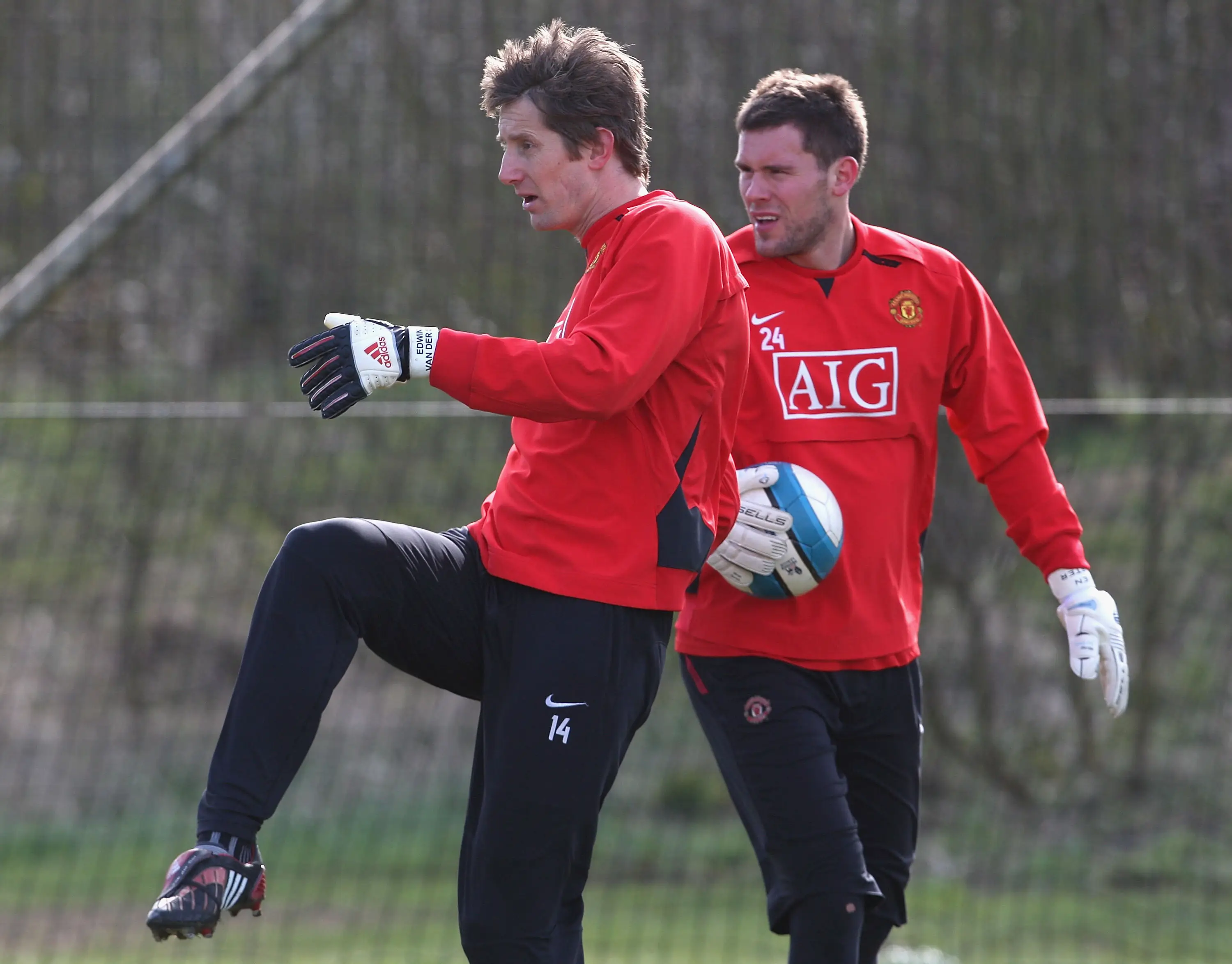 Foster was the second-choice goalkeeper at Man Utd. Image credit: Getty