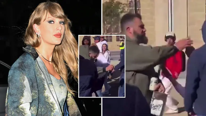Taylor Swift's reaction after Jason Kelce smashes fan's phone over disgusting comment about brother Travis