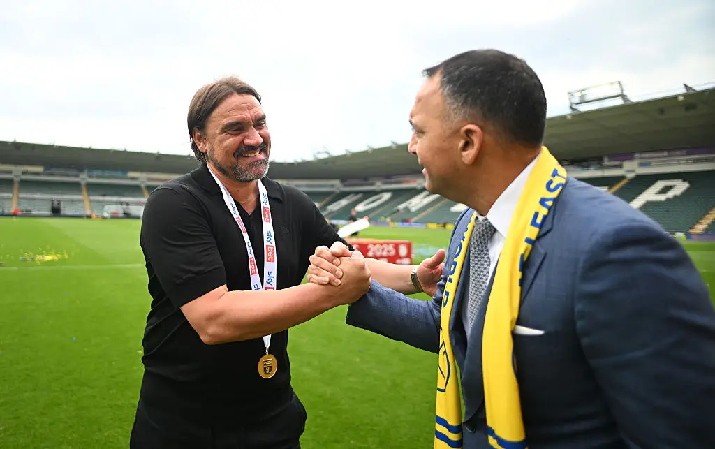 Leeds chairman Paraag Marathe confirmed that Daniel Farke will remain in charge next season. (Image: Getty)
