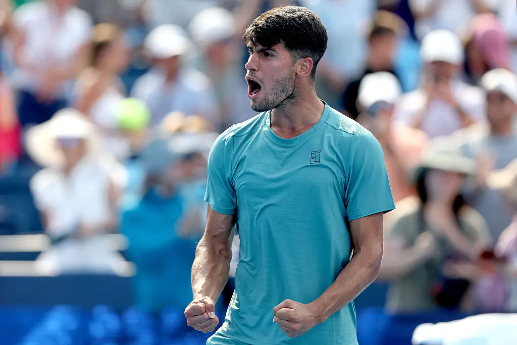 Carlos Alcaraz is one of the favourites to win the Cincinatti Open. (Image: Getty)