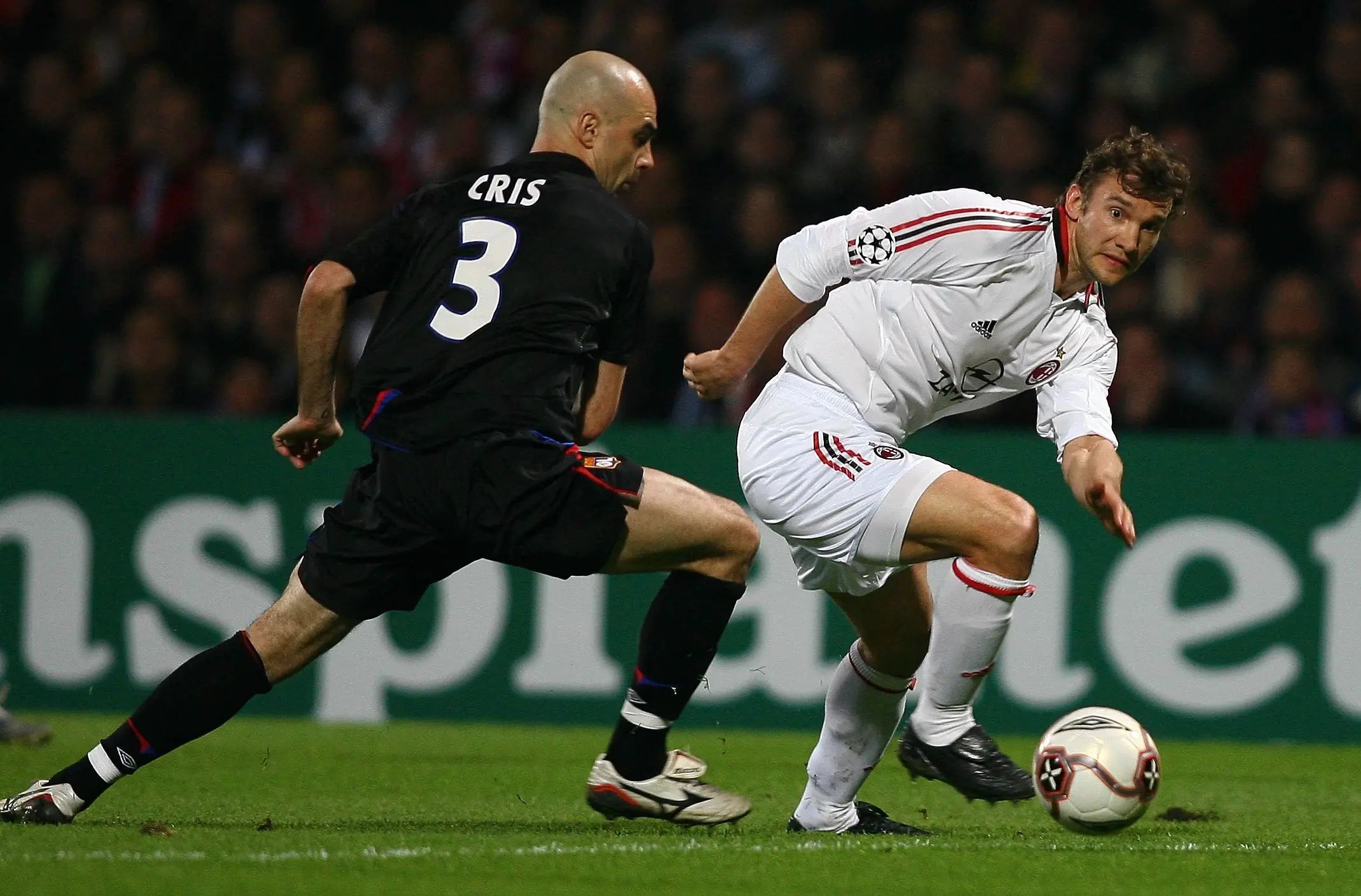 Cris features for Lyon in their Champions League campaign in 2005/06. Image credit: Getty