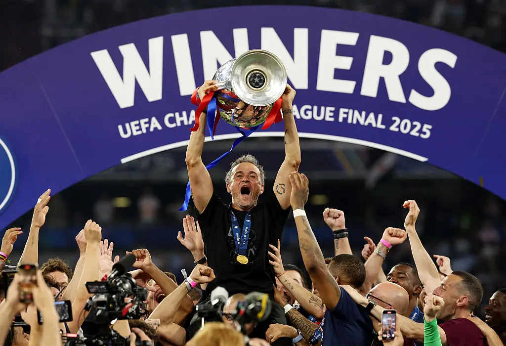 Luis Enrique guided PSG to Champions League glory last season (Credit:Getty)