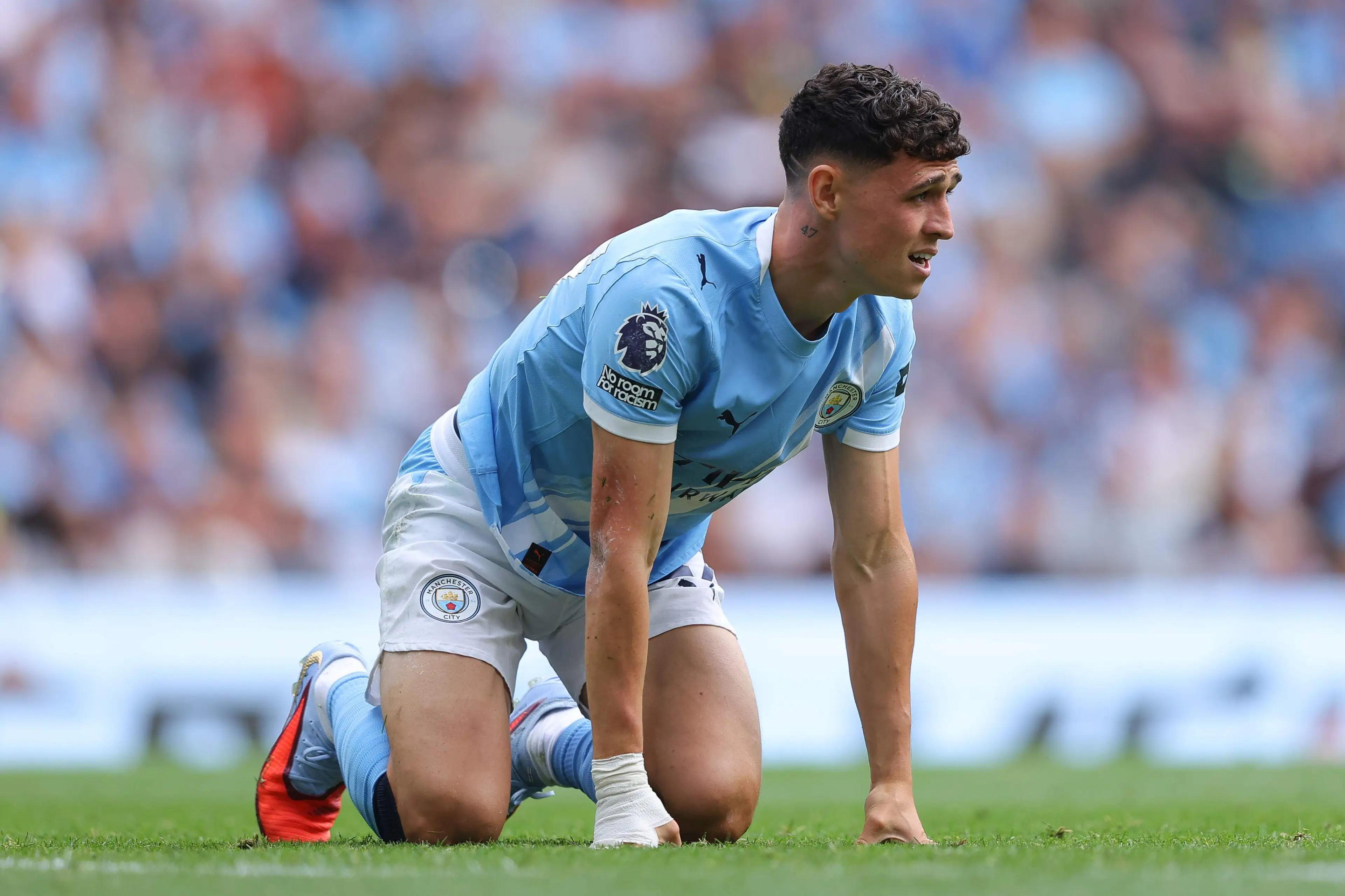 Foden has played just once for City this season. Image: Getty
