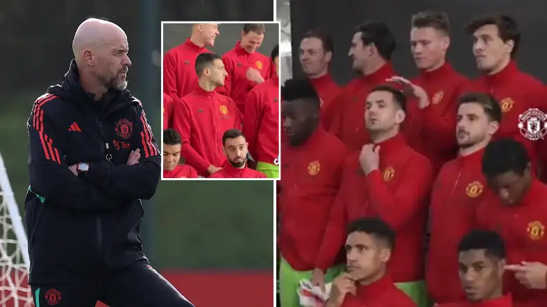 Man Utd star 'excluded' from official squad photo for the current season