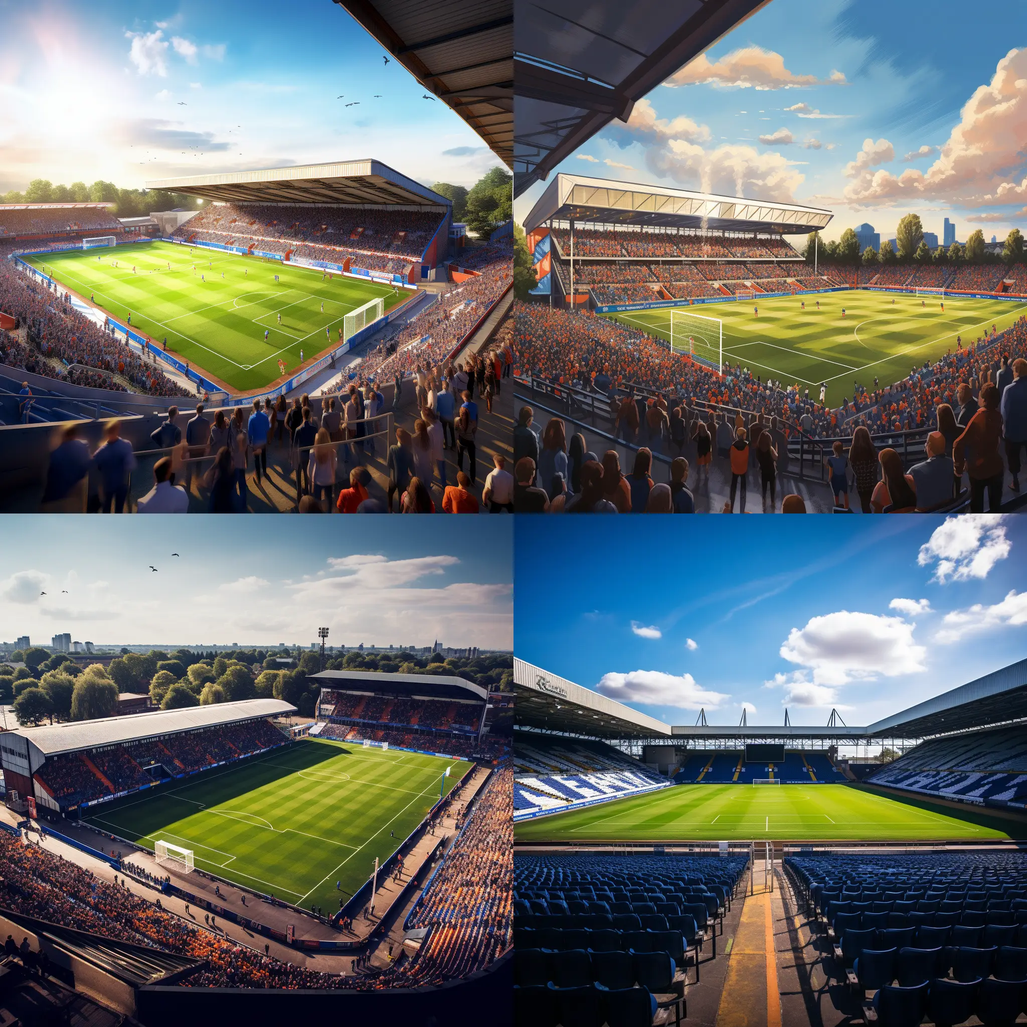 Luton's home stadium, Kenilworth Road