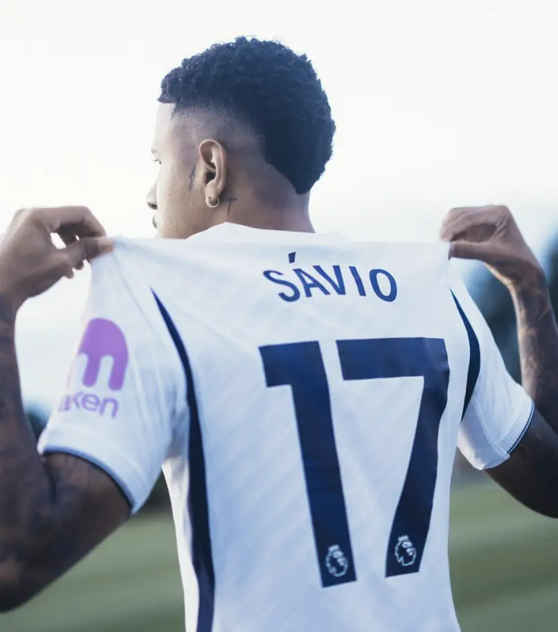 Savio will wear the number 17 shirt at Tottenham. Image credit: Getty