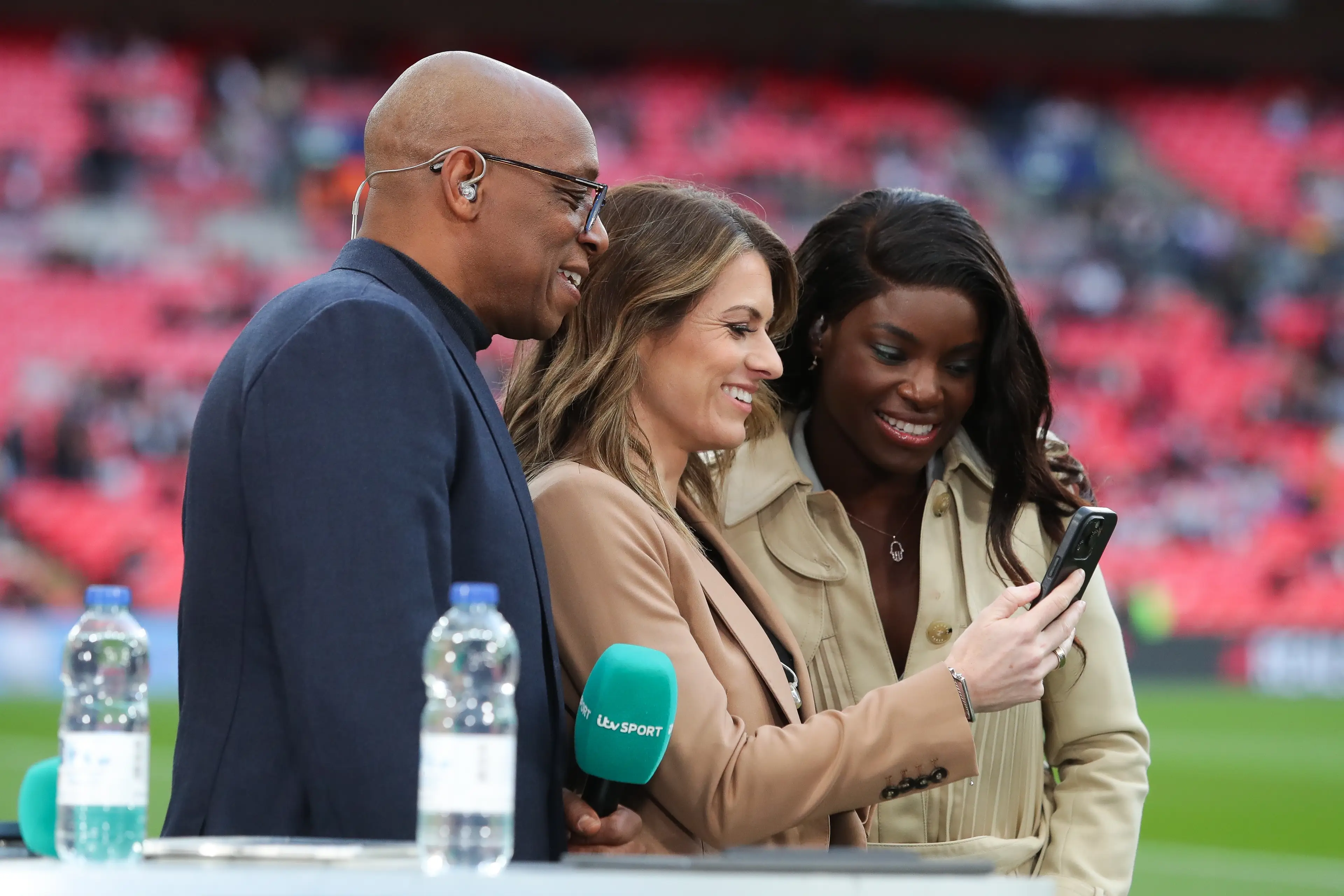 Aluko was in the stands while Wright and Karen Carney provided punditry in Basel. Image: Getty