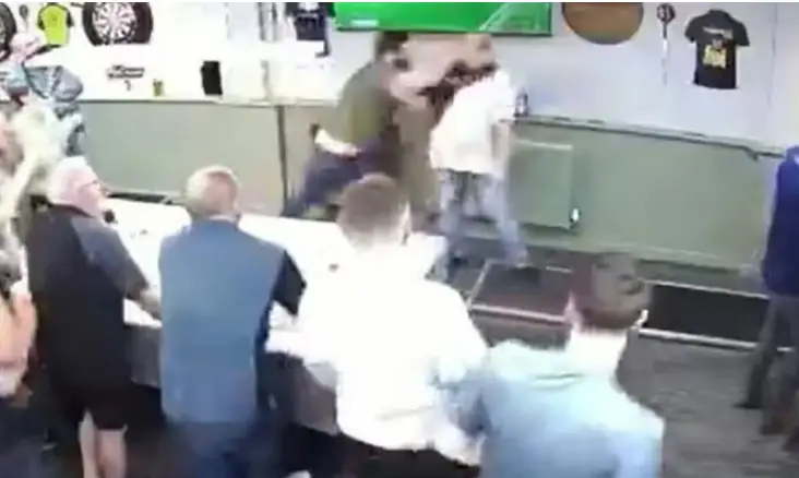 Adam Smith-Neale punched his opponent after losing a match. Image: X/@JohnCon29930717