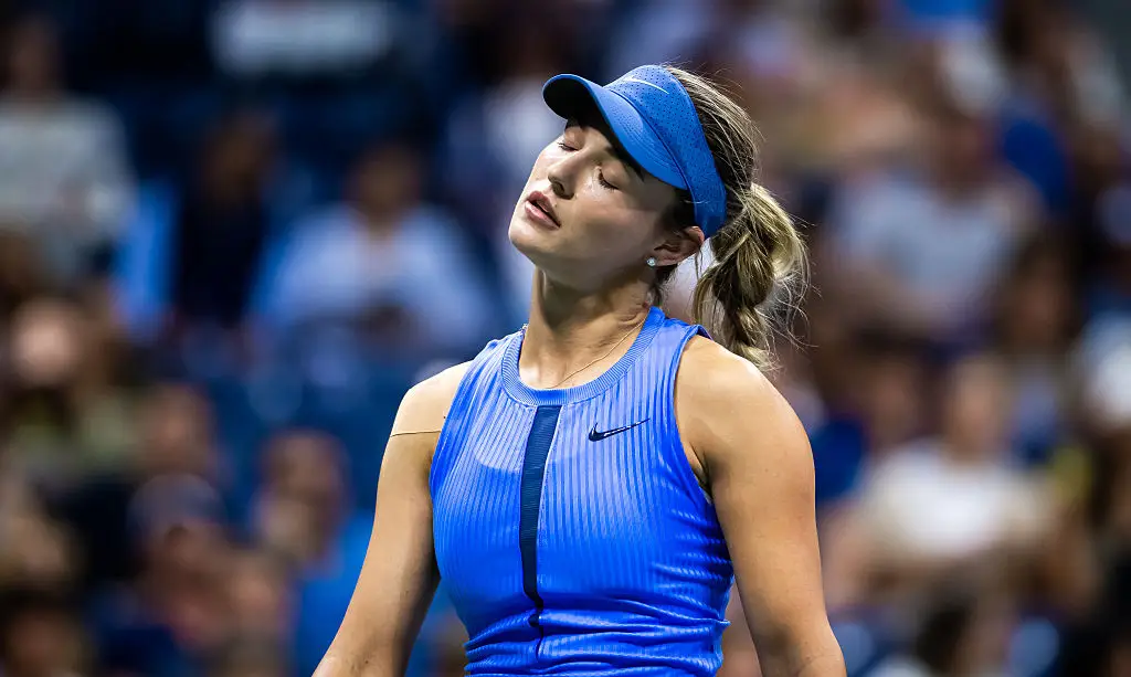 Anna Kalinskaya in action at the US Open (Image: Getty)