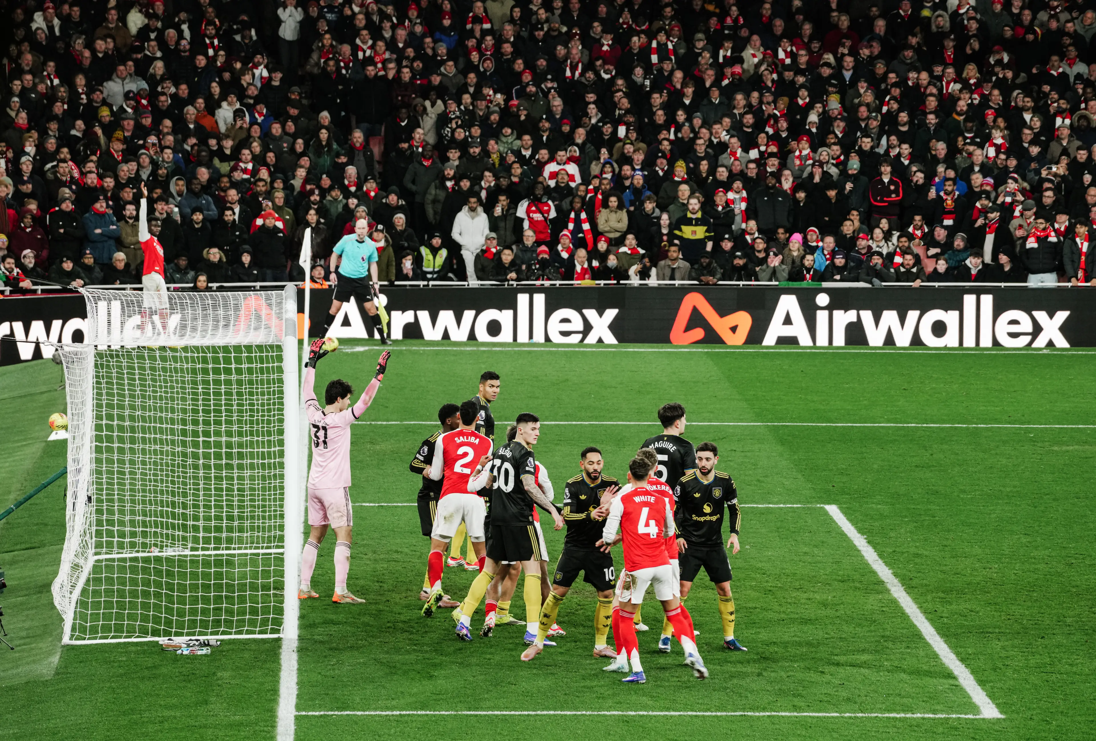Arsenal have perfected the corner kick routine under Mikel Arteta. Image credit: Getty