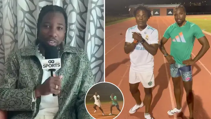 Noah Lyles had the coldest response when asked about racing Speed again after $100,000 bet