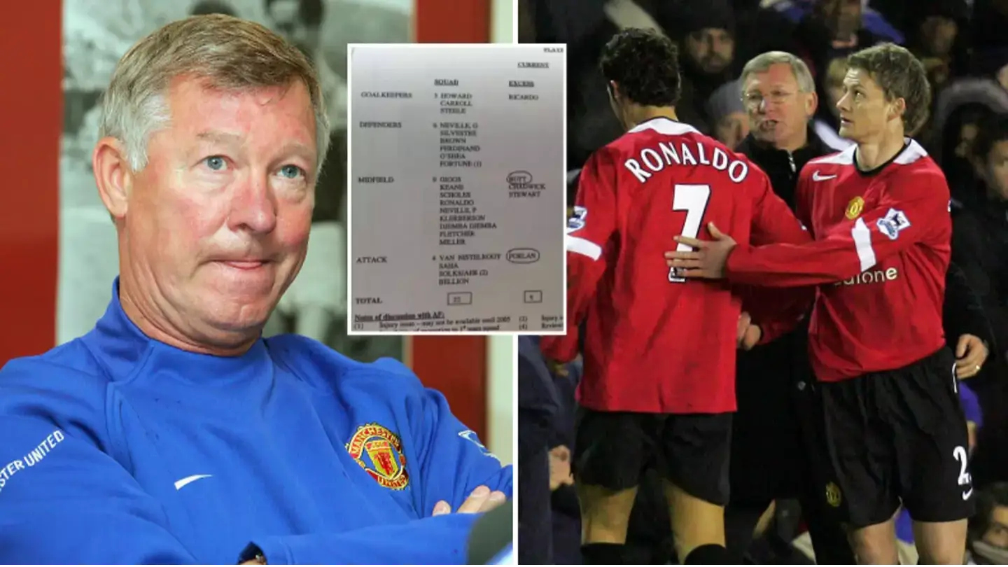 Leaked Man Utd transfer list showed four key targets and five players labelled 'excess'