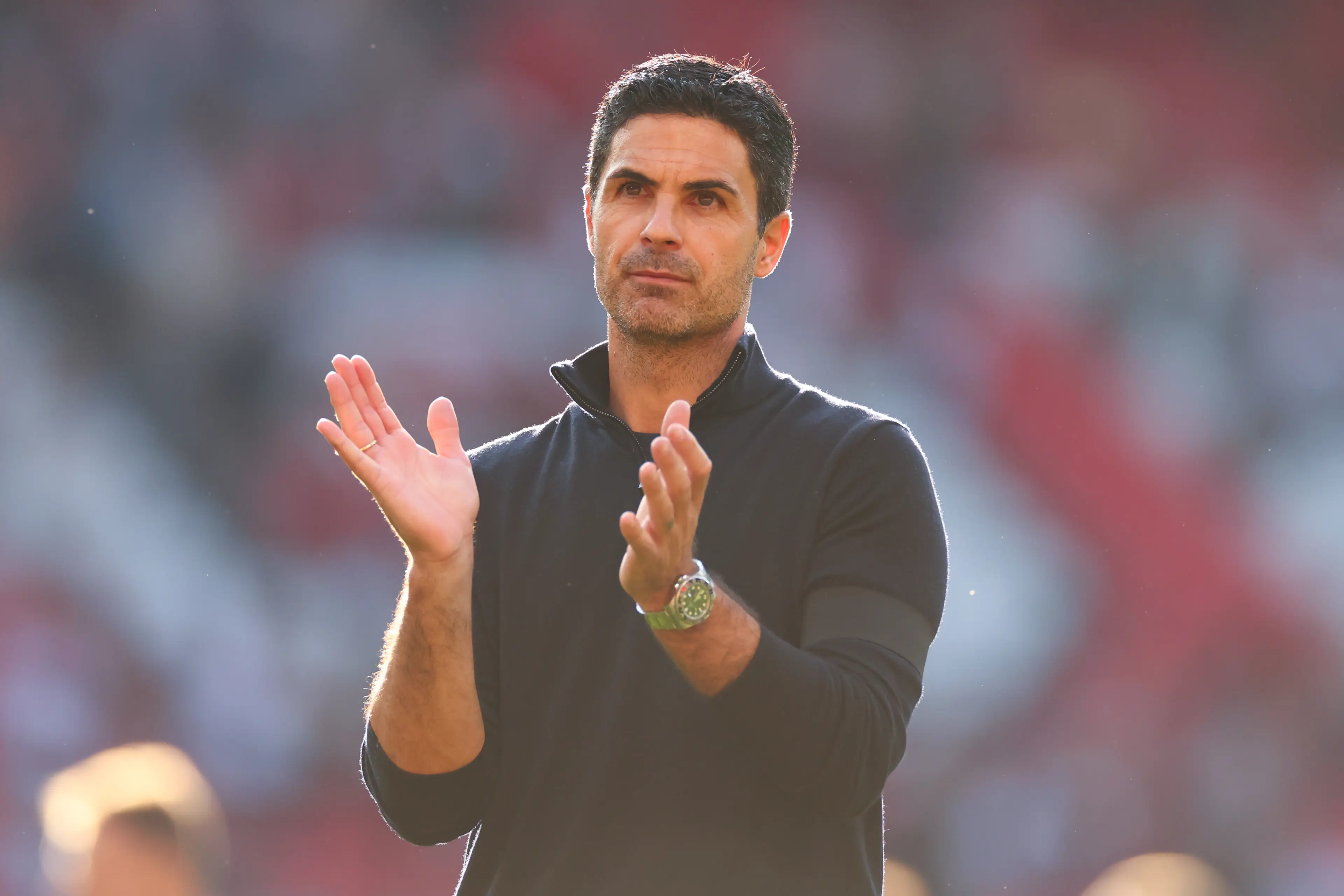 Mohamed Salah has tipped Arsenal to win the Premier League this season. Image: Getty 