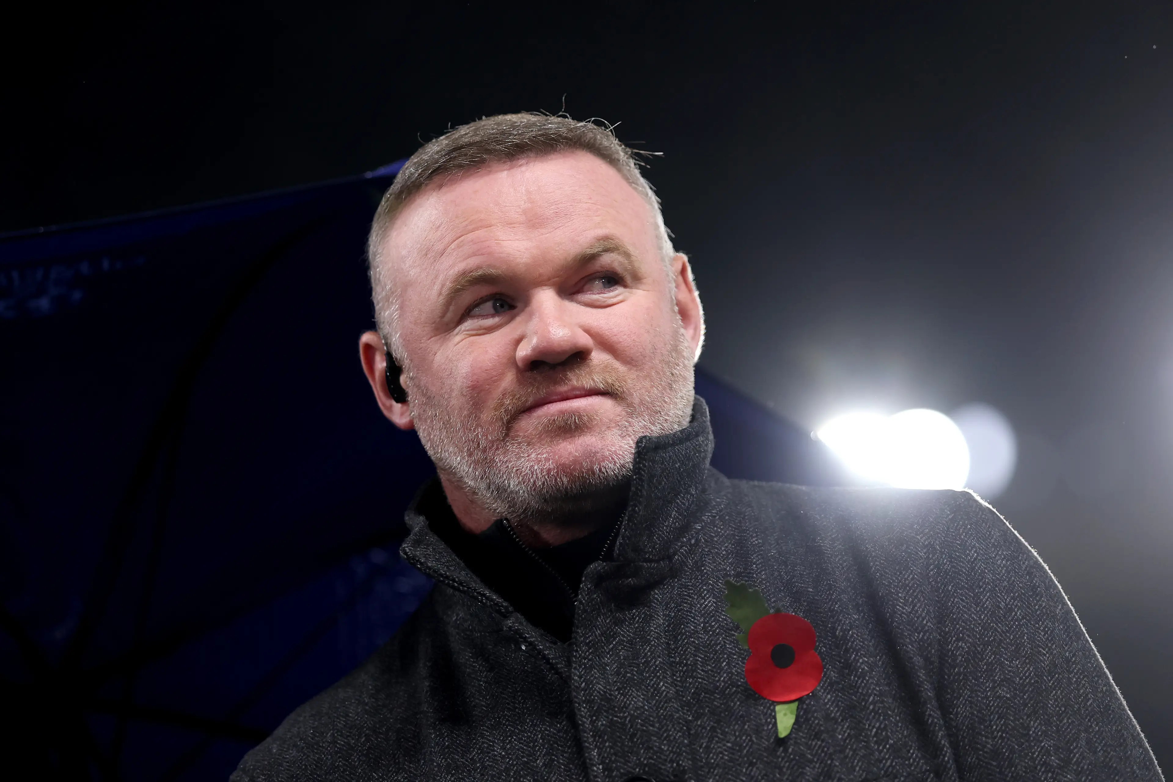 Wayne Rooney was on punditry duty for Amazon Prime at Anfield. Image credit: Getty