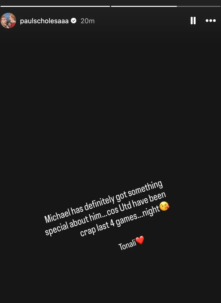 Image: Instagram/@paulscholesaaa