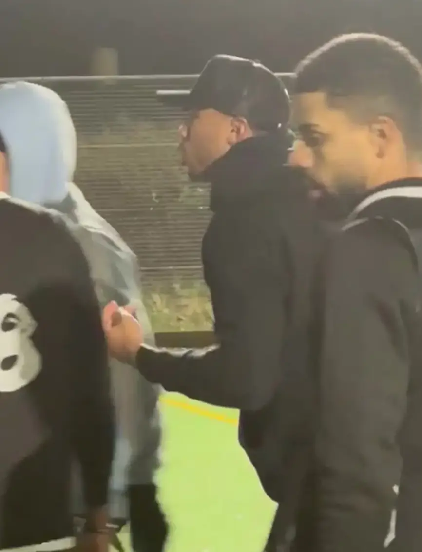 Gabriel appeared annoyed (Credit:The Sun)