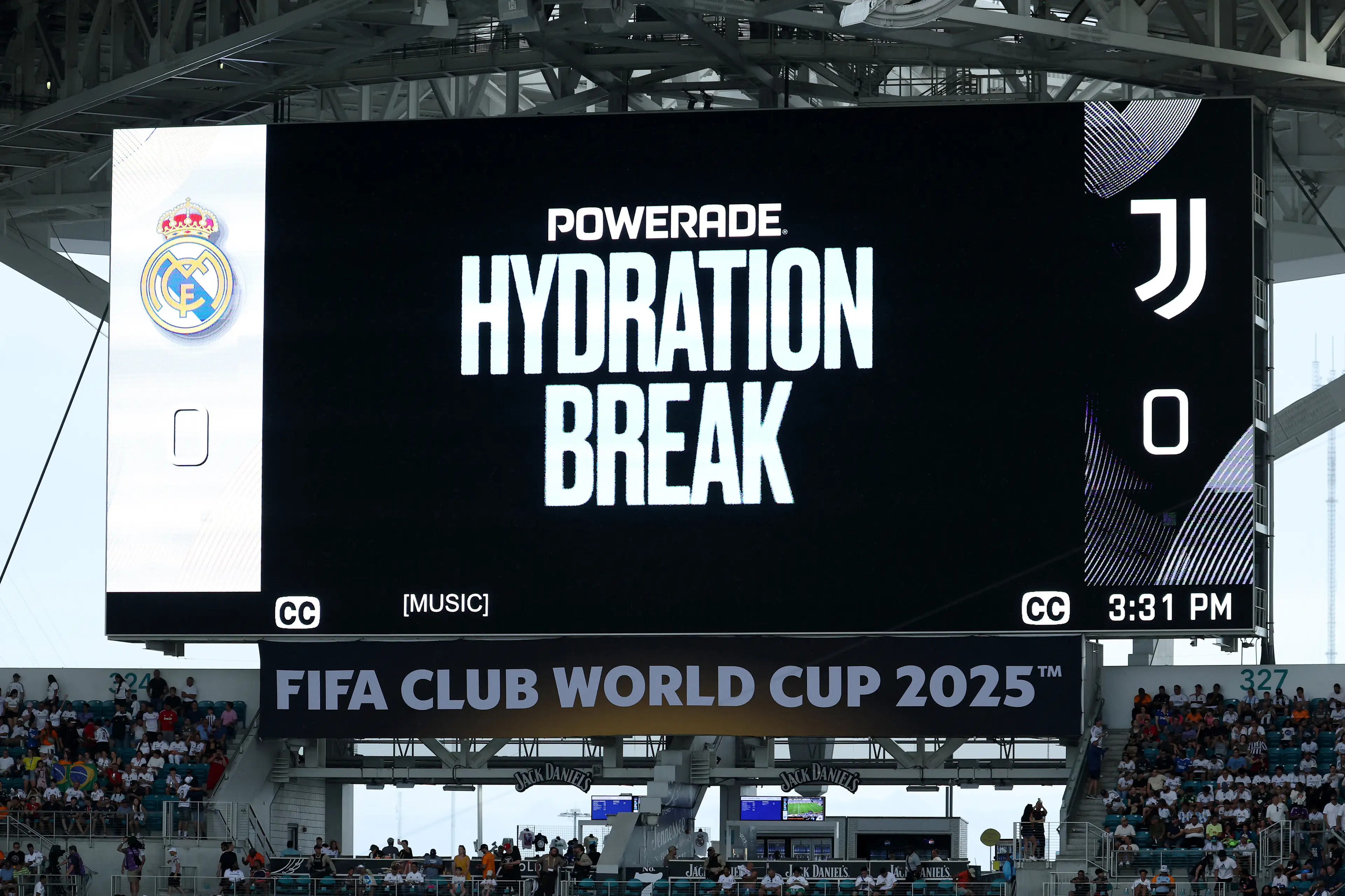 Cooling breaks have been implemented in most games at the Club World Cup. Image credit: Getty