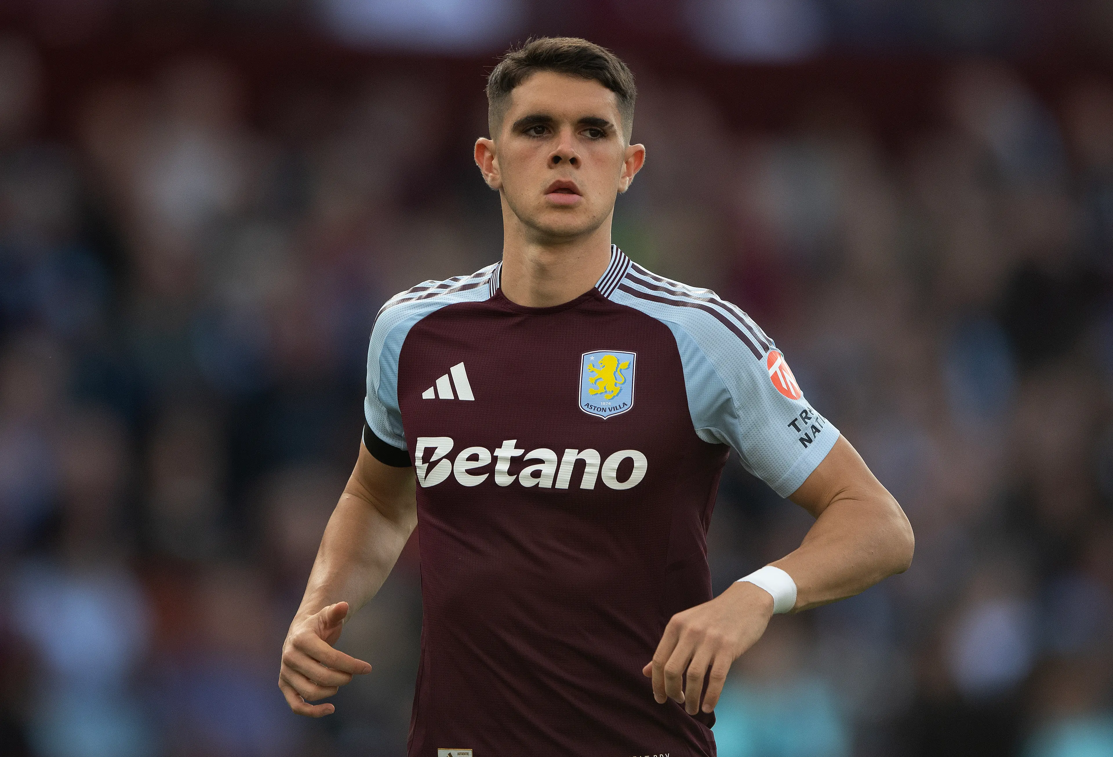 Nedeljkovic signed for Villa from Serbian side Red Star Belgrade in 2024 (Image: Getty)