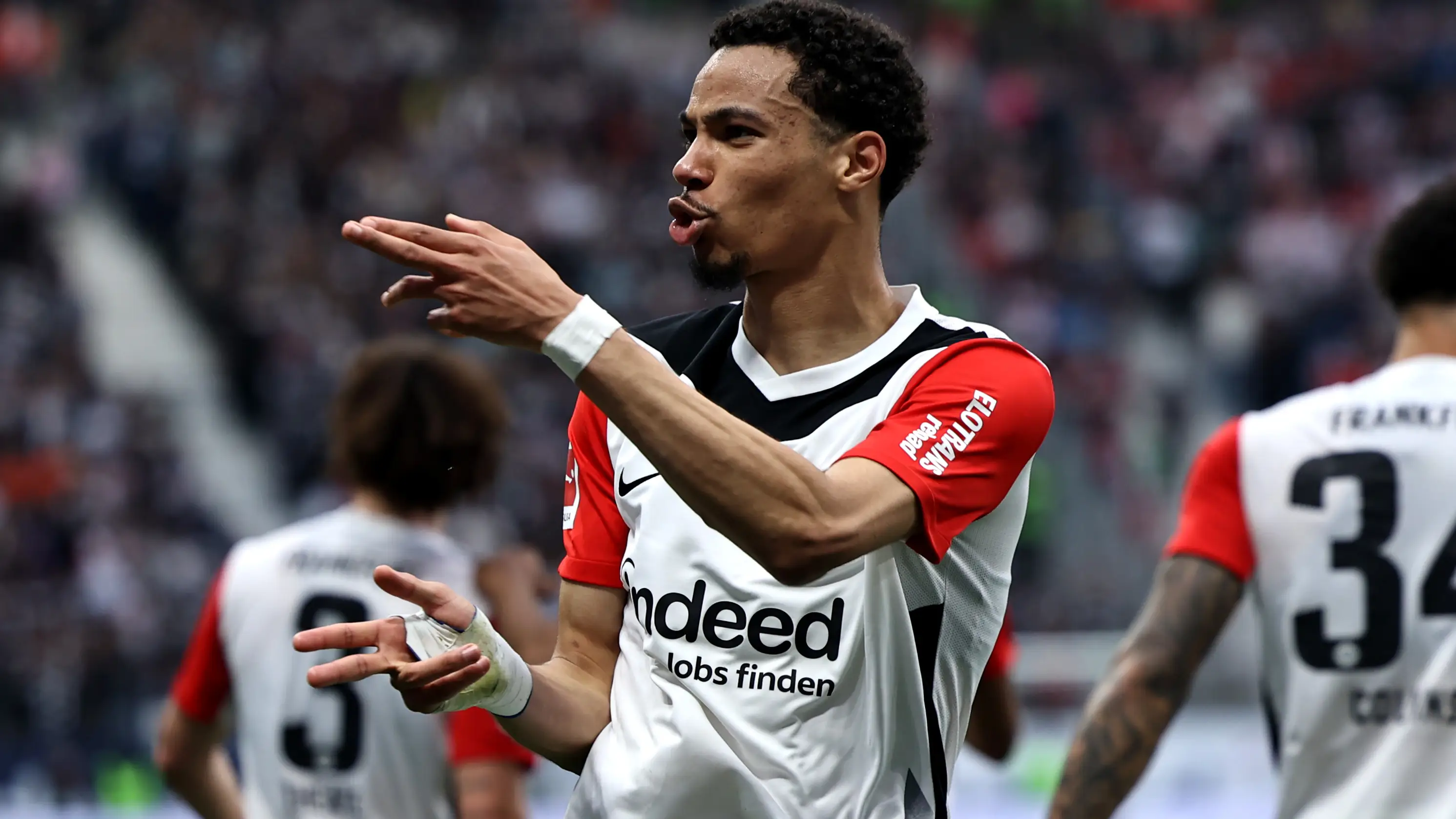 Newcastle United are interested in signing Hugo Ekitike this summer. Image: Getty