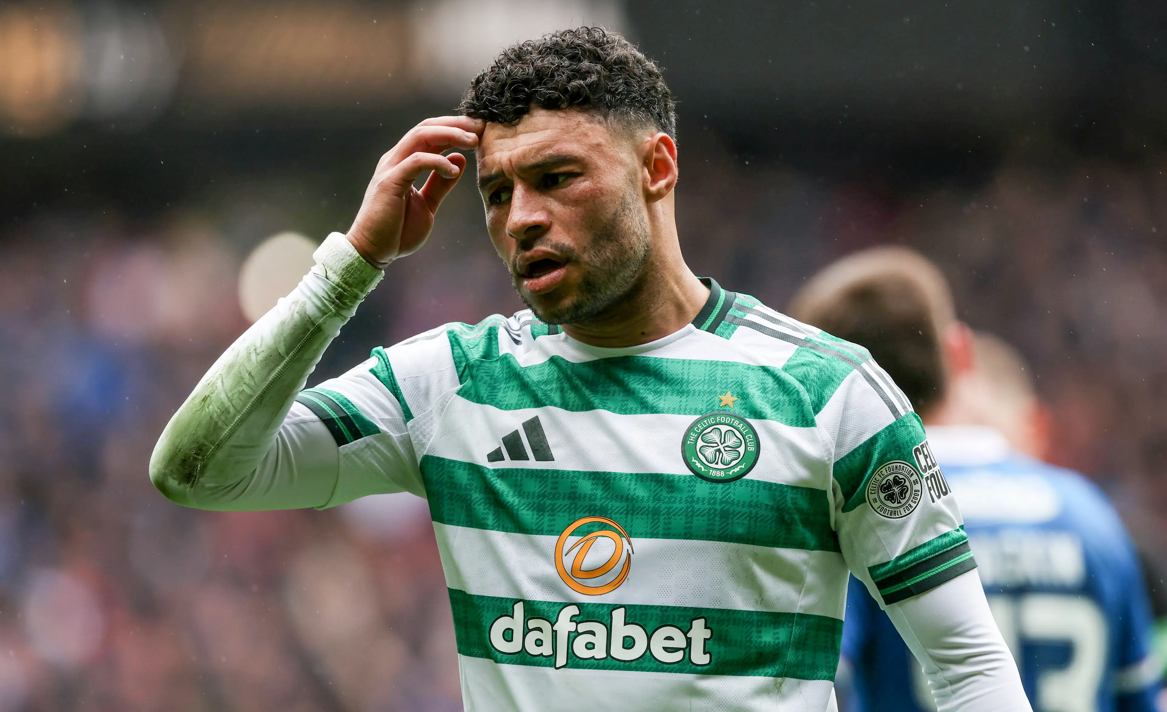 Alex Oxlade-Chamberlain struggled against Rangers. Image: Getty