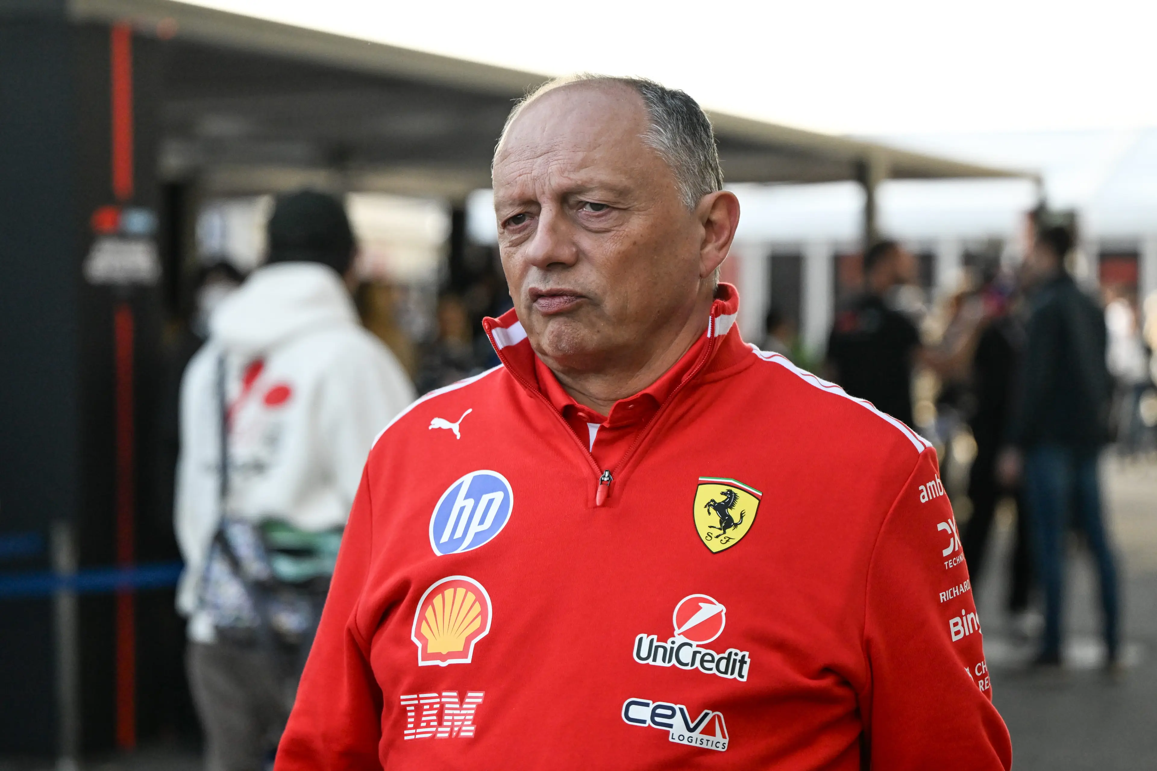 Team principal Frederic Vasseur has issued a word of caution over Ferrari's planned upgrades (Image: Getty)
